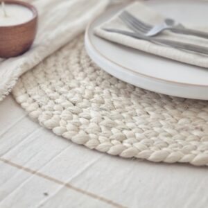 Individual Yute Blanco