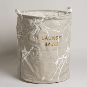 Cesto Simil Marmol Gris