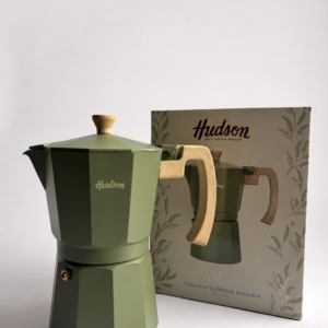 Cafetera Italiana 9 Tazas Olive Hudson