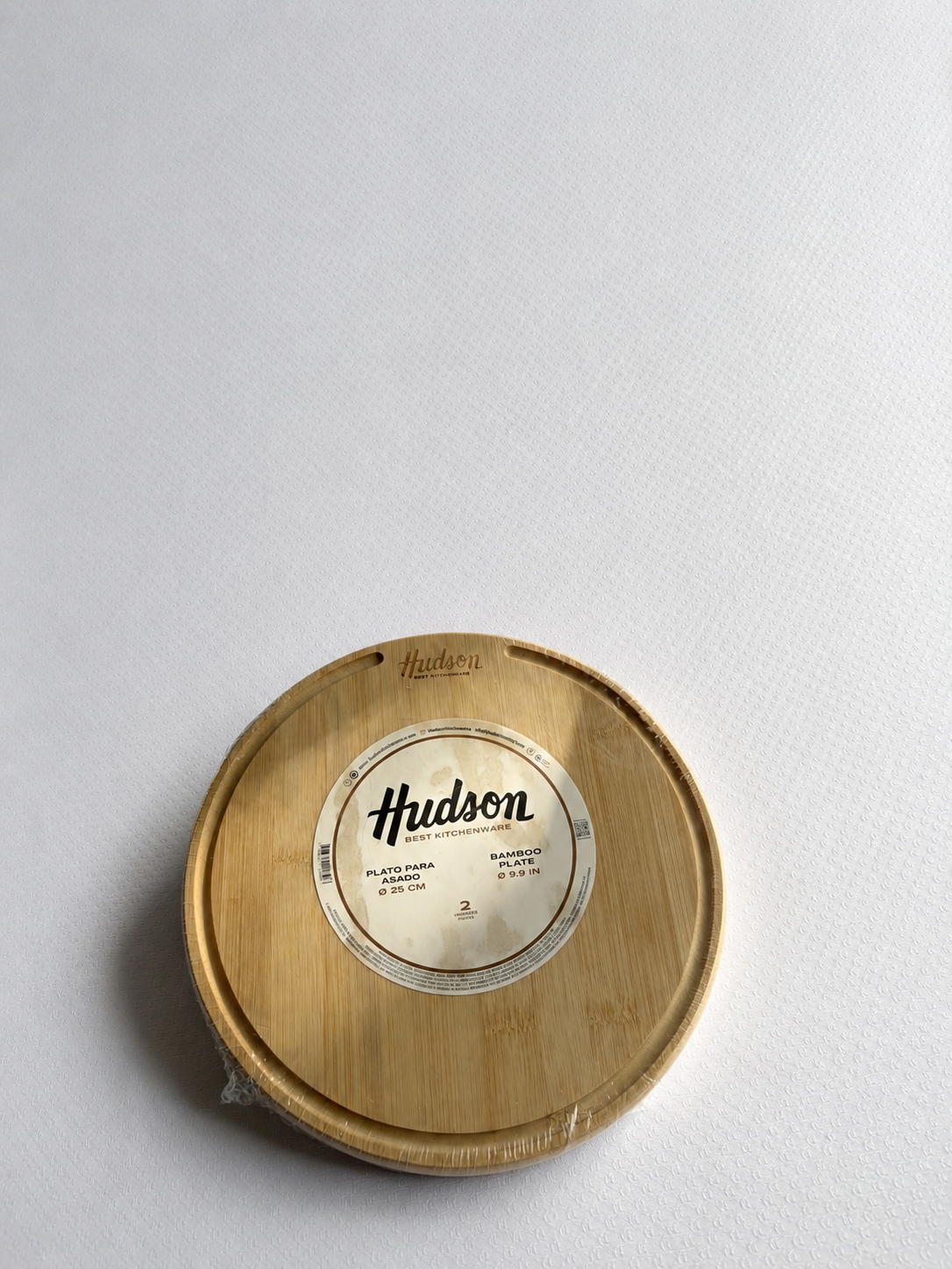 Set x 2 Plato para Asado Redondo Hudson
