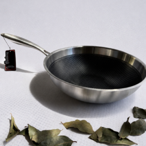 Wok 30 cm Acero Inoxidable Hudson