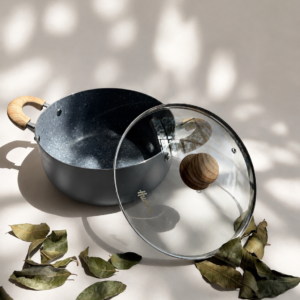 Cacerola 24 cm Granito Gris Hudson