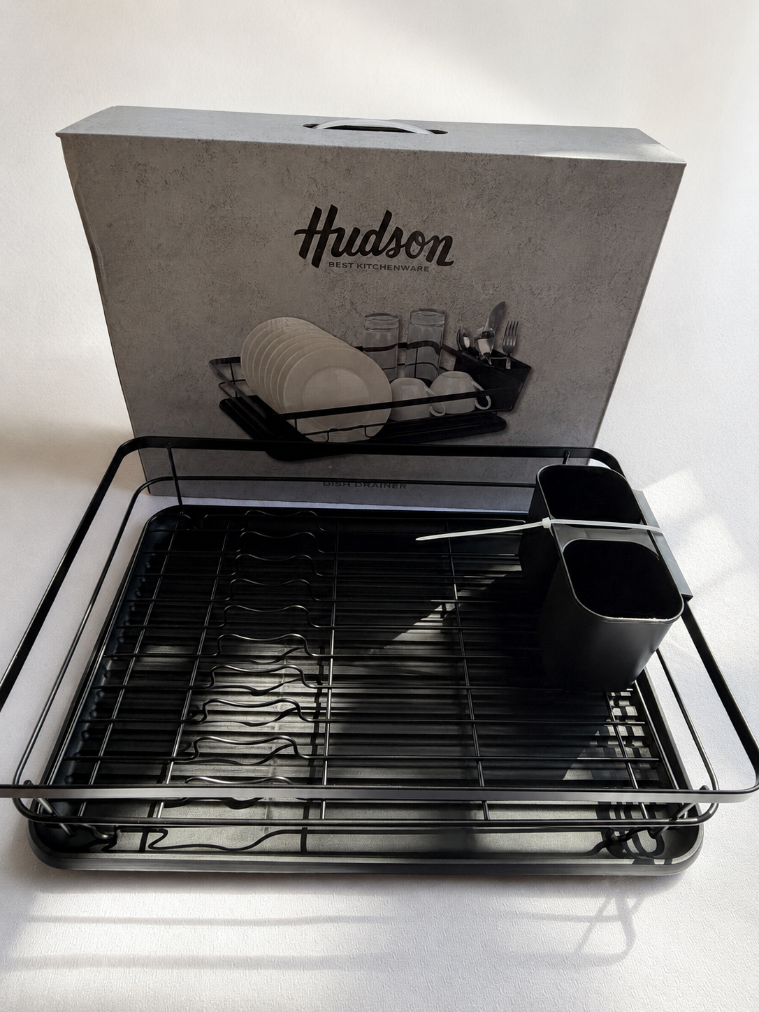 Escurridor de Platos S Negro Hudson