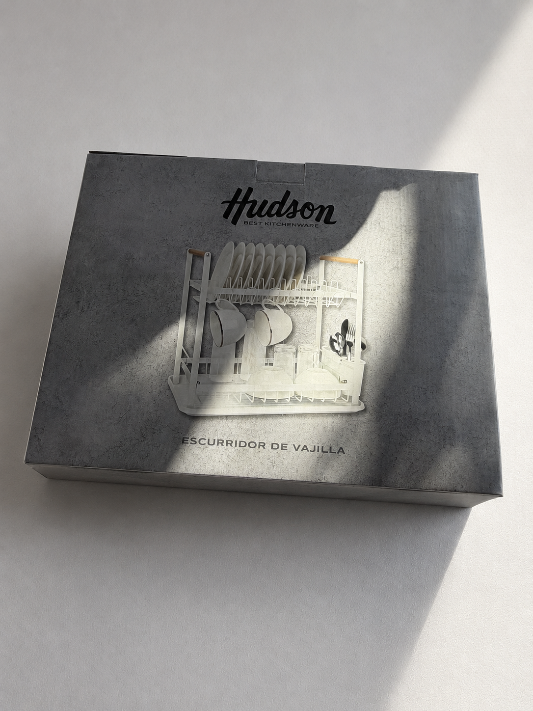 Escurridor de Platos L Blanco Hudson