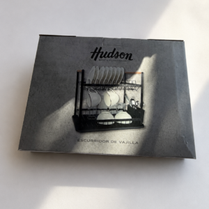 Escurridor de Platos L Negro Hudson