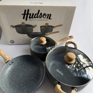 Batería Granito Gris 5 pzs Hudson