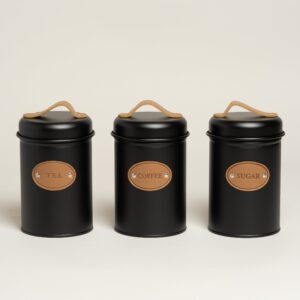 Frasco Metalico Coreen Negro