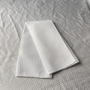 Repasador Nido de Abeja Blanco