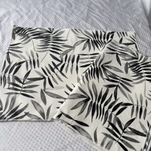 Individual Ecocuero Palmera Negro