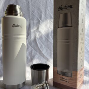 Termo Acero Inoxidable 1000 ml Blanco Hudson