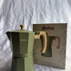 Cafetera Italiana 9 Tazas Olive Hudson