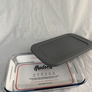 Fuente Rectangular con Tapa 35x21