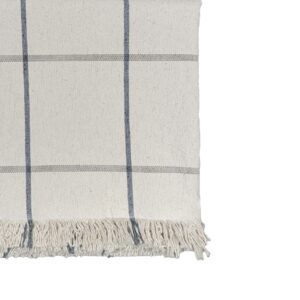 Manta Rústica Tejida Seul Gris