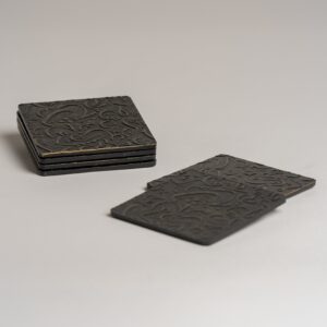 Posavasos Cuadrados De Madera