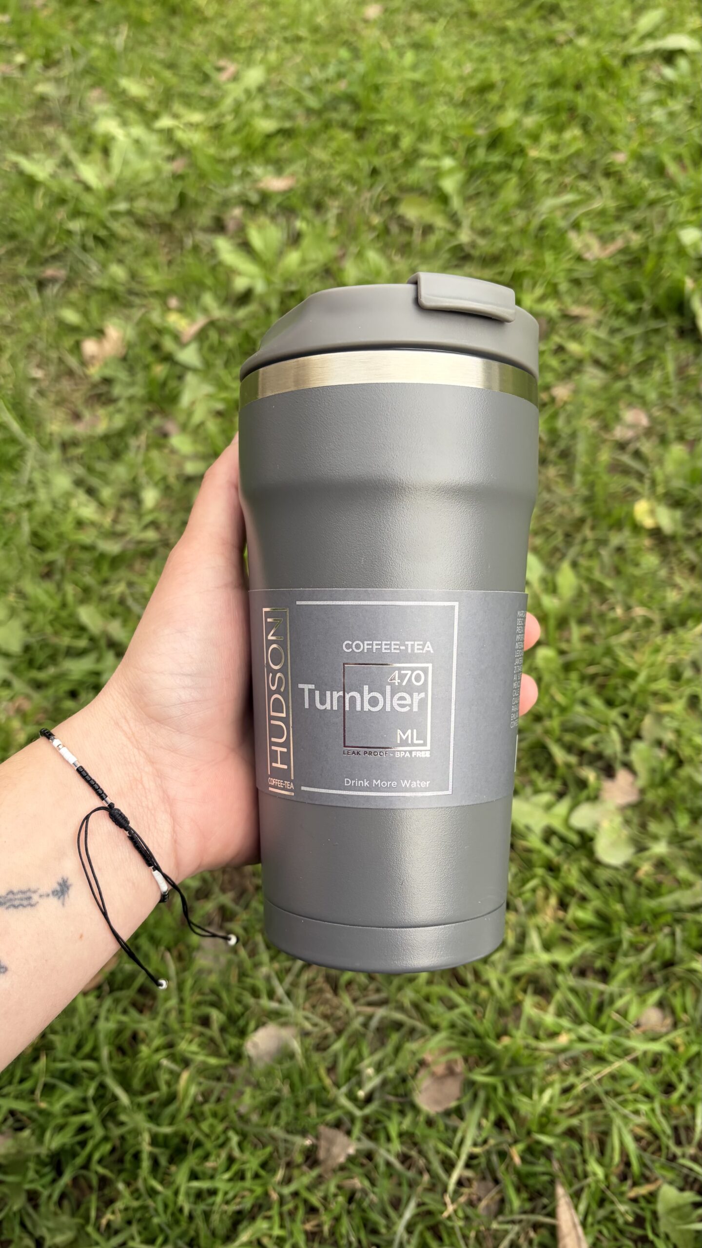 Vaso Isotérmico 470 Gris Hudson