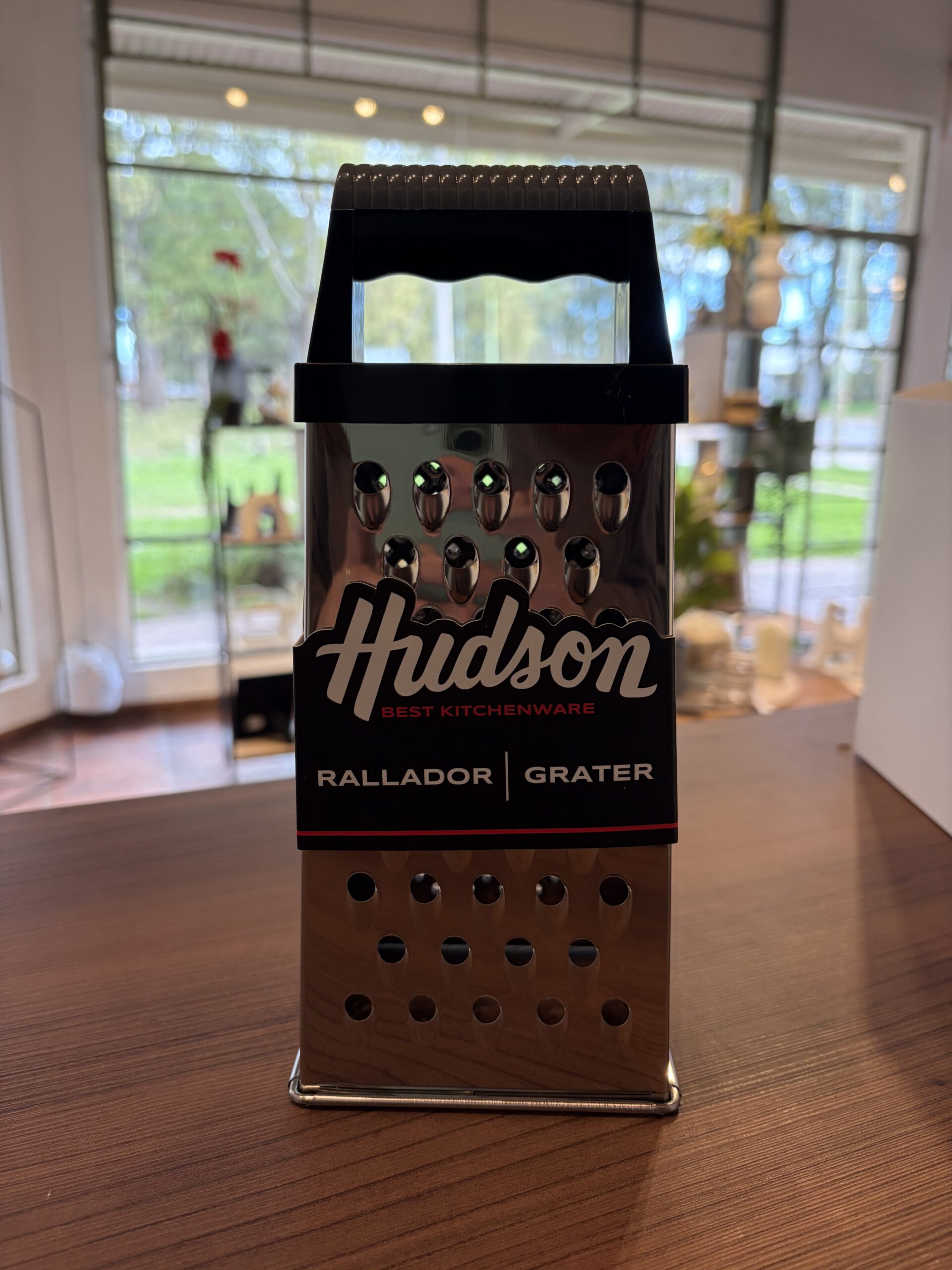 Rallador 4 caras 24cm mango plastico Hudson