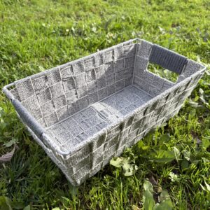 Cesto Rectangular Gris