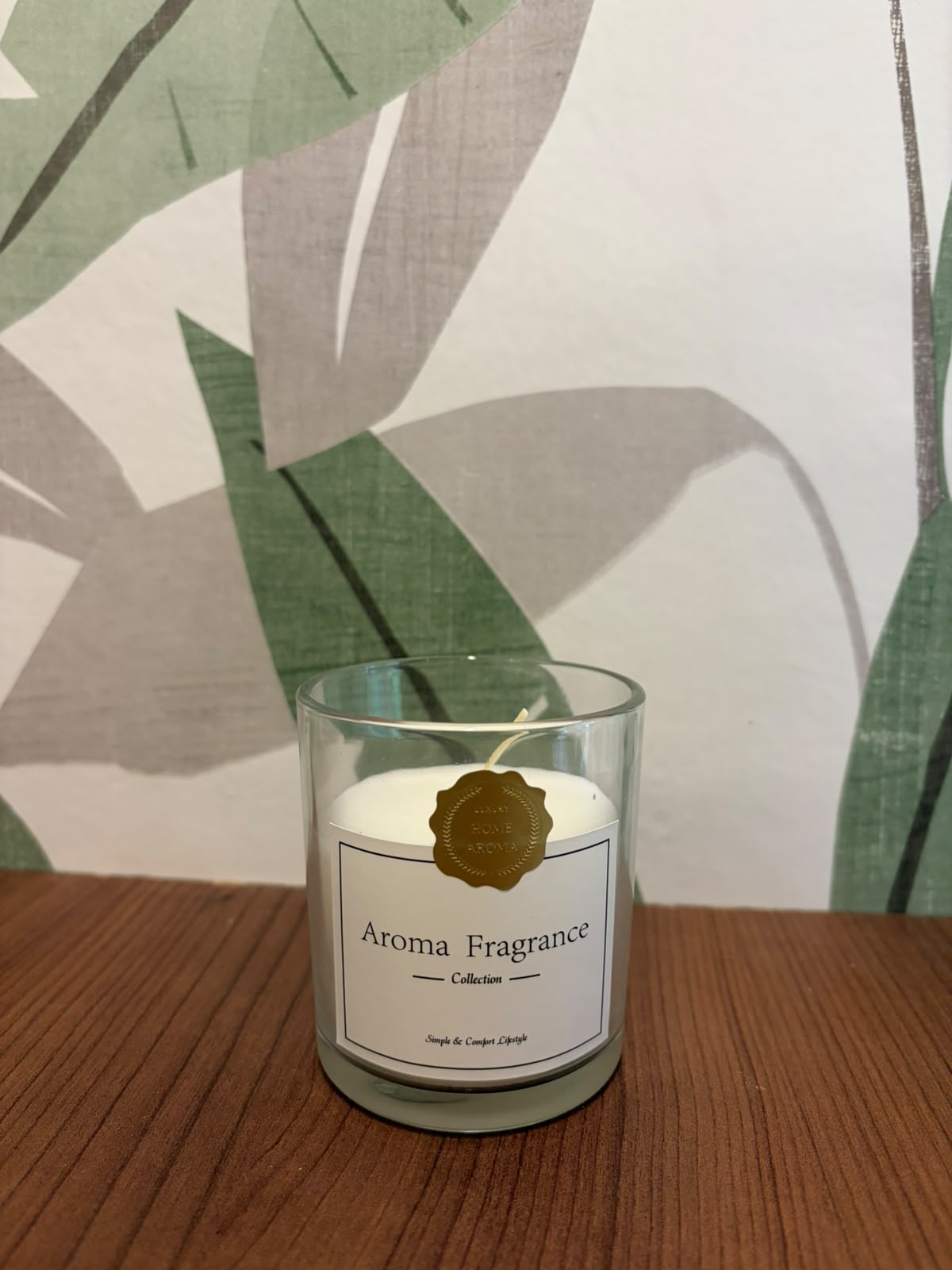 Vela aromática Transparente