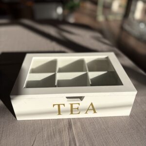 Caja de Te x6 Blanca