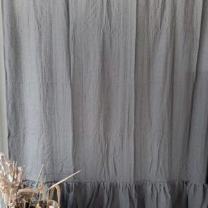 Cortina DURBAN de baño Gris Cemento